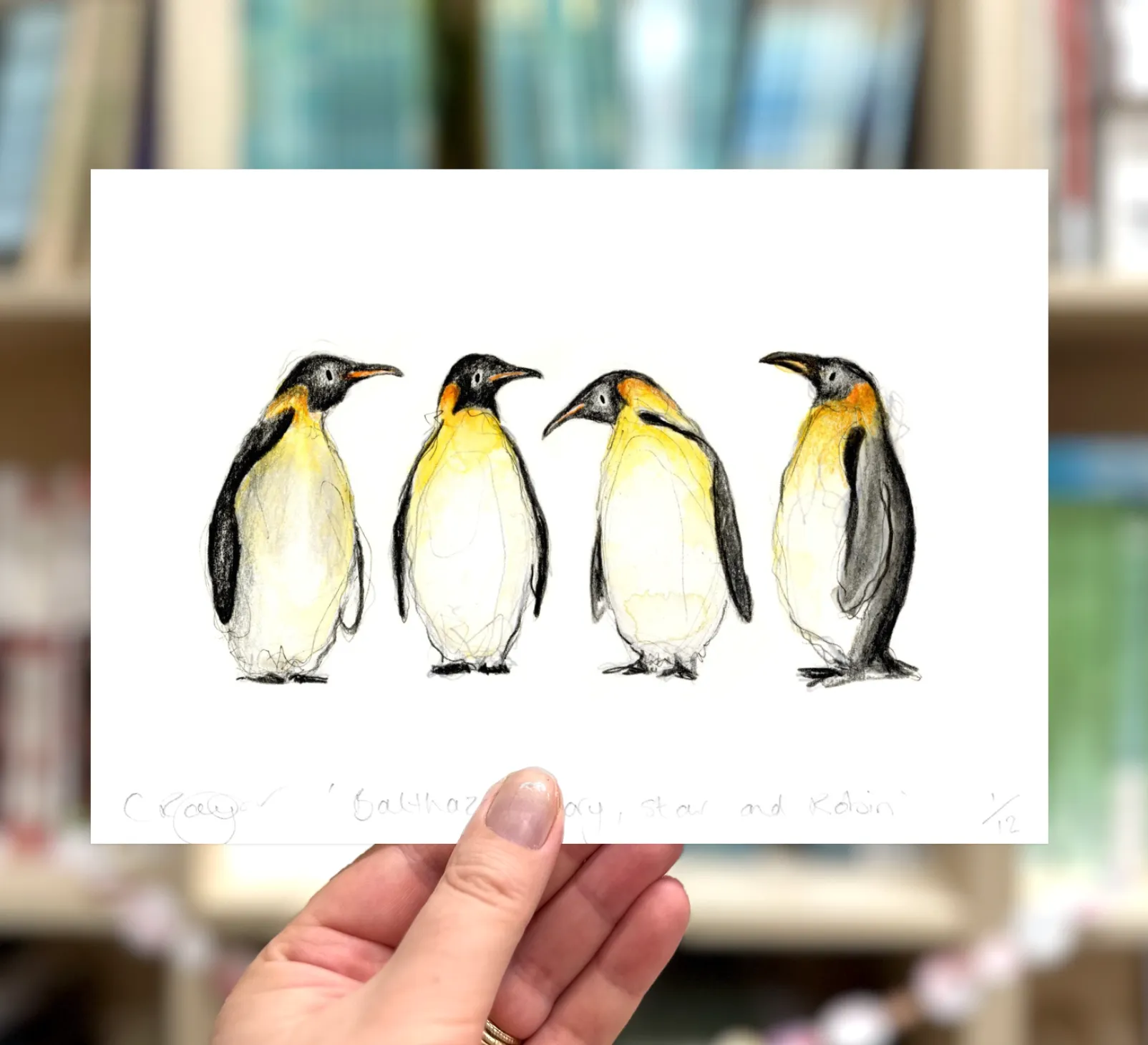 12. Emperor Penguins Print - 12 Prints for 12 Days of Christmas!