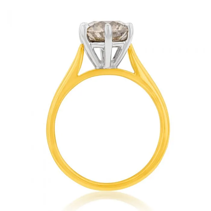 18ct Yellow Gold 2.00 Carat Australian Diamond Solitaire