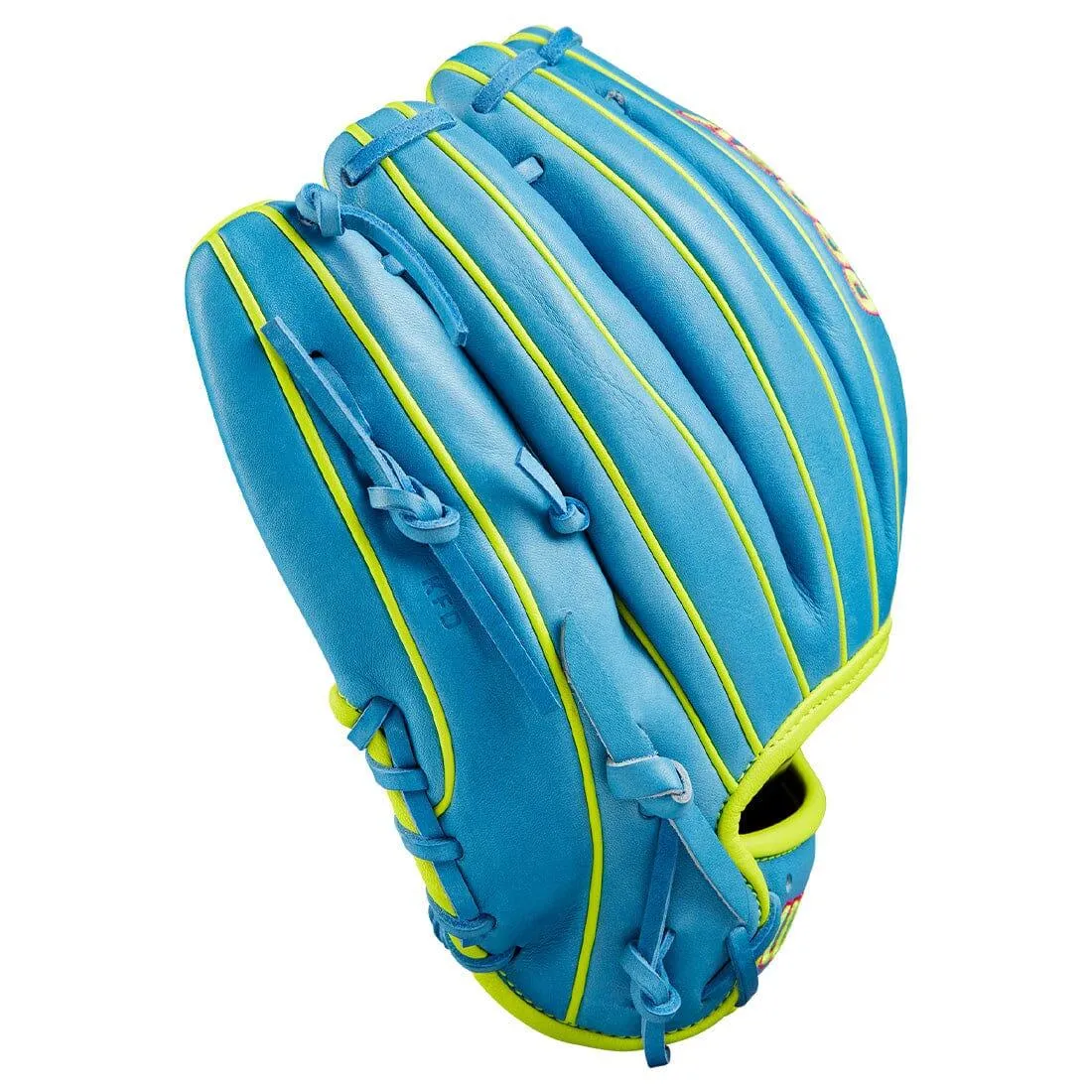 2024 Wilson A2000 1786 11.5" Infield Baseball Glove: Sky Blue & Optic Yellow