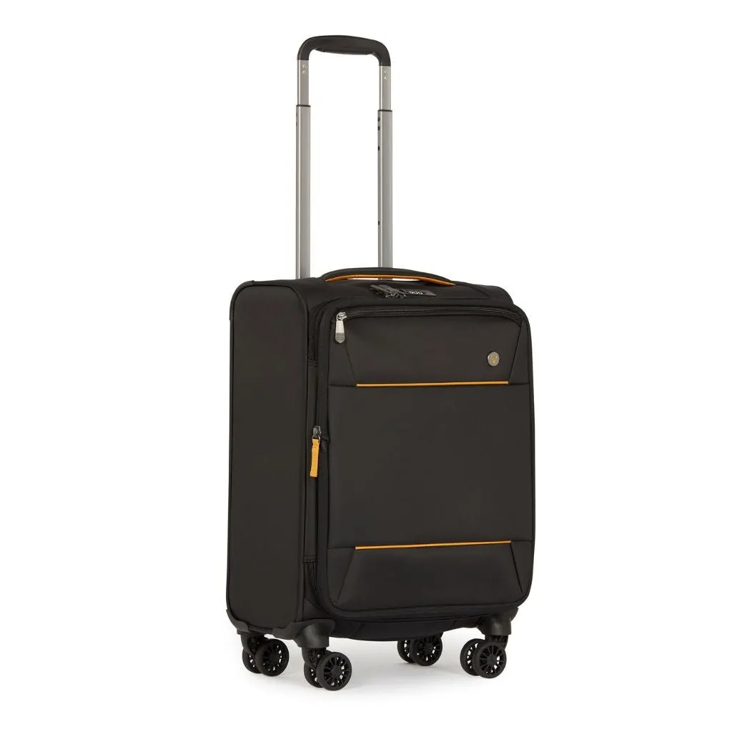 Antler Brixham 55cm Carry On Softsided Luggage - Black