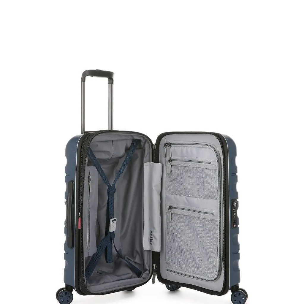 Antler Lincoln 56cm Carry On Hardsided Luggage - Navy