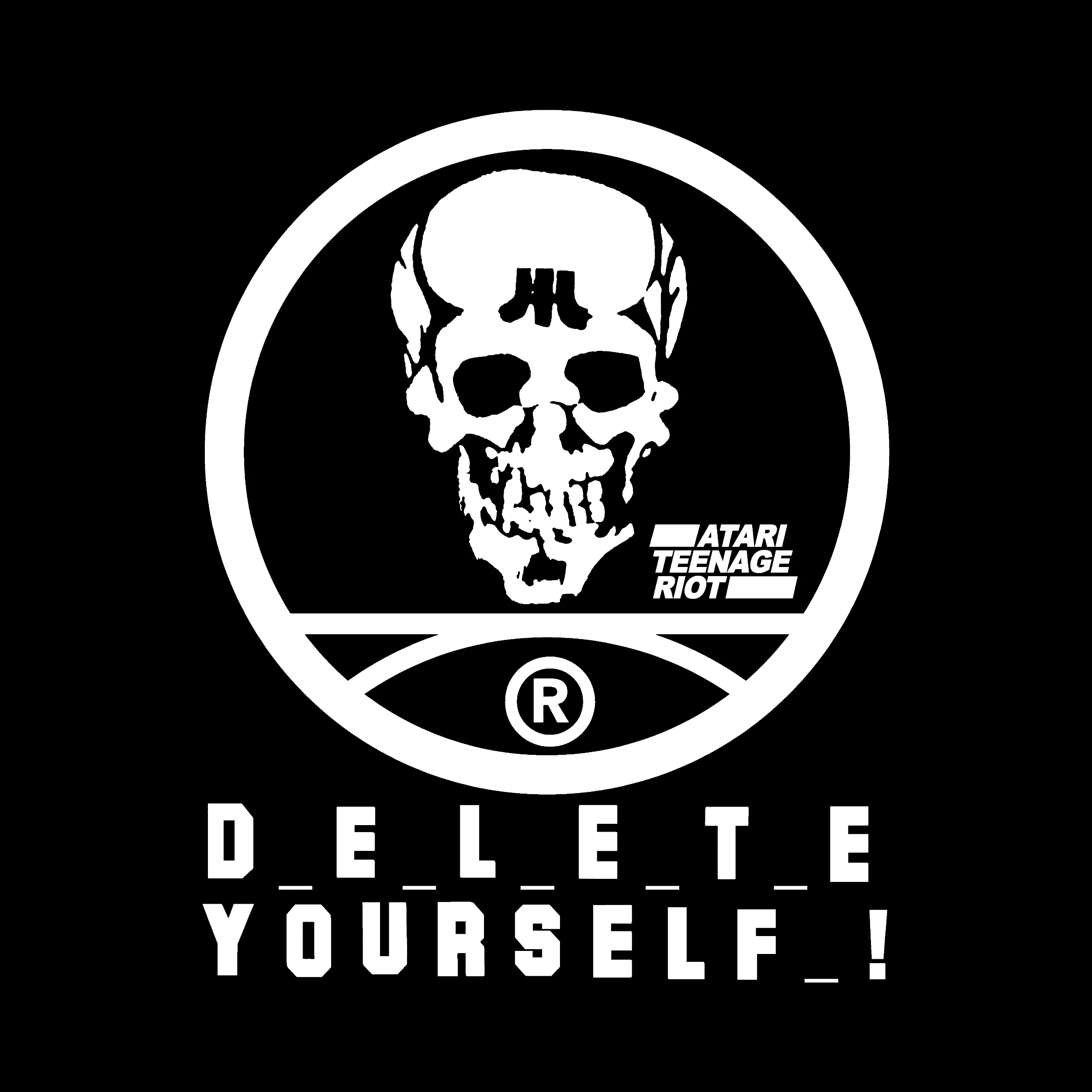 Atari Classic Teenage Riot Delete Yourself Slim Fit Tee