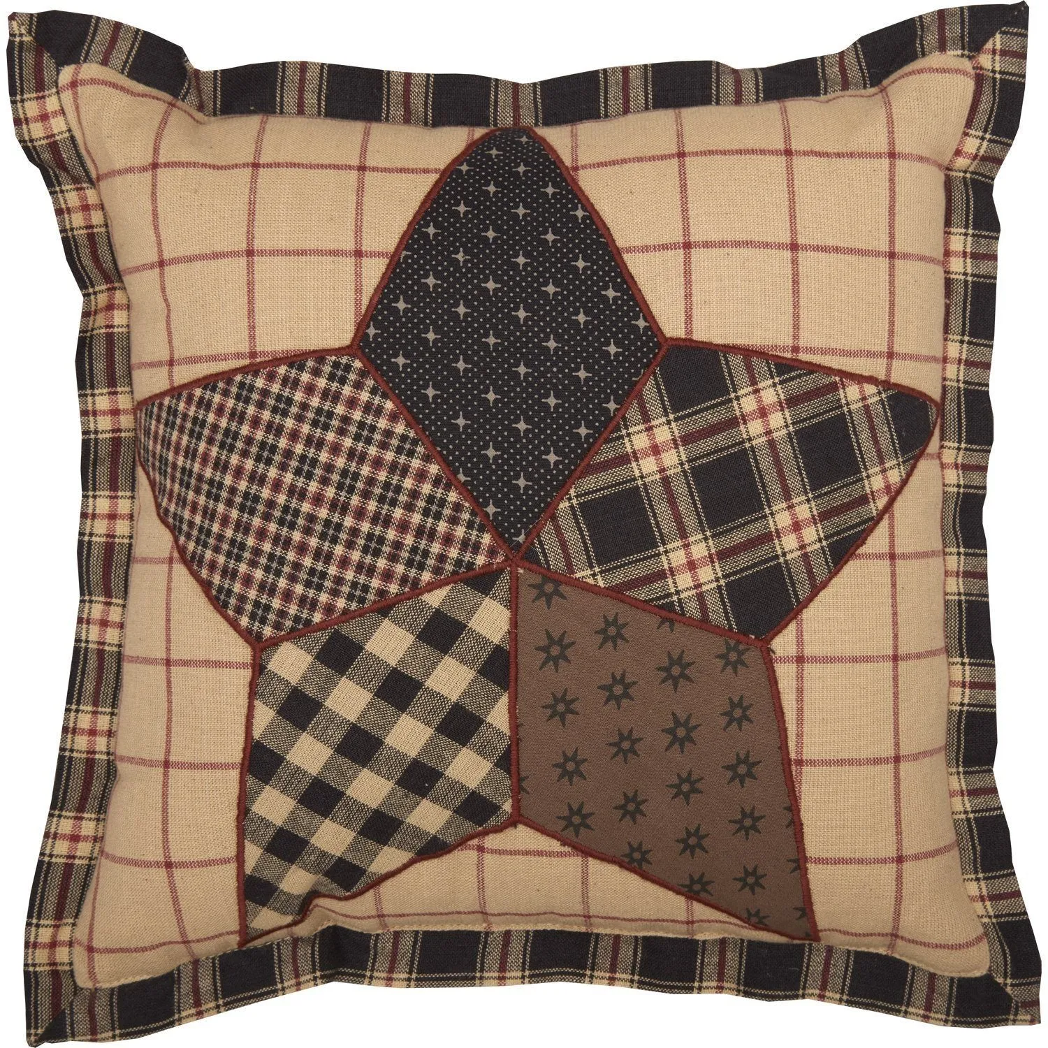 Bingham Star Patch Pillow 10"