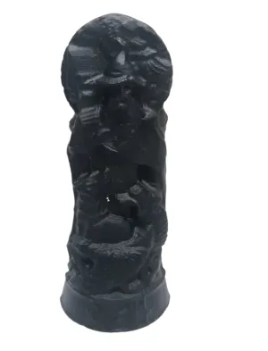 Black Obsidian Crystal Odin Carving