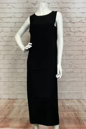 BLACK SLEEVELESS DRESS