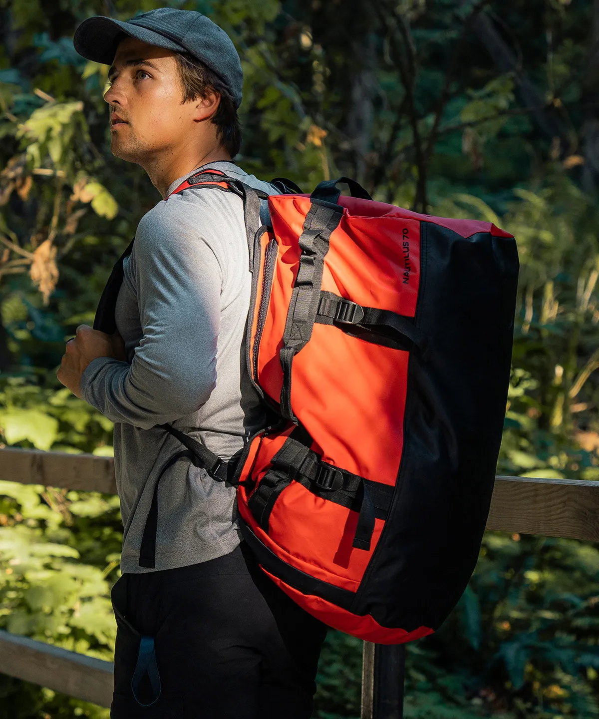 Bold Red - Nautilus waterproof 70 litre duffle