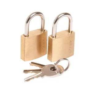 Brass Luggage Locks 2 Pack