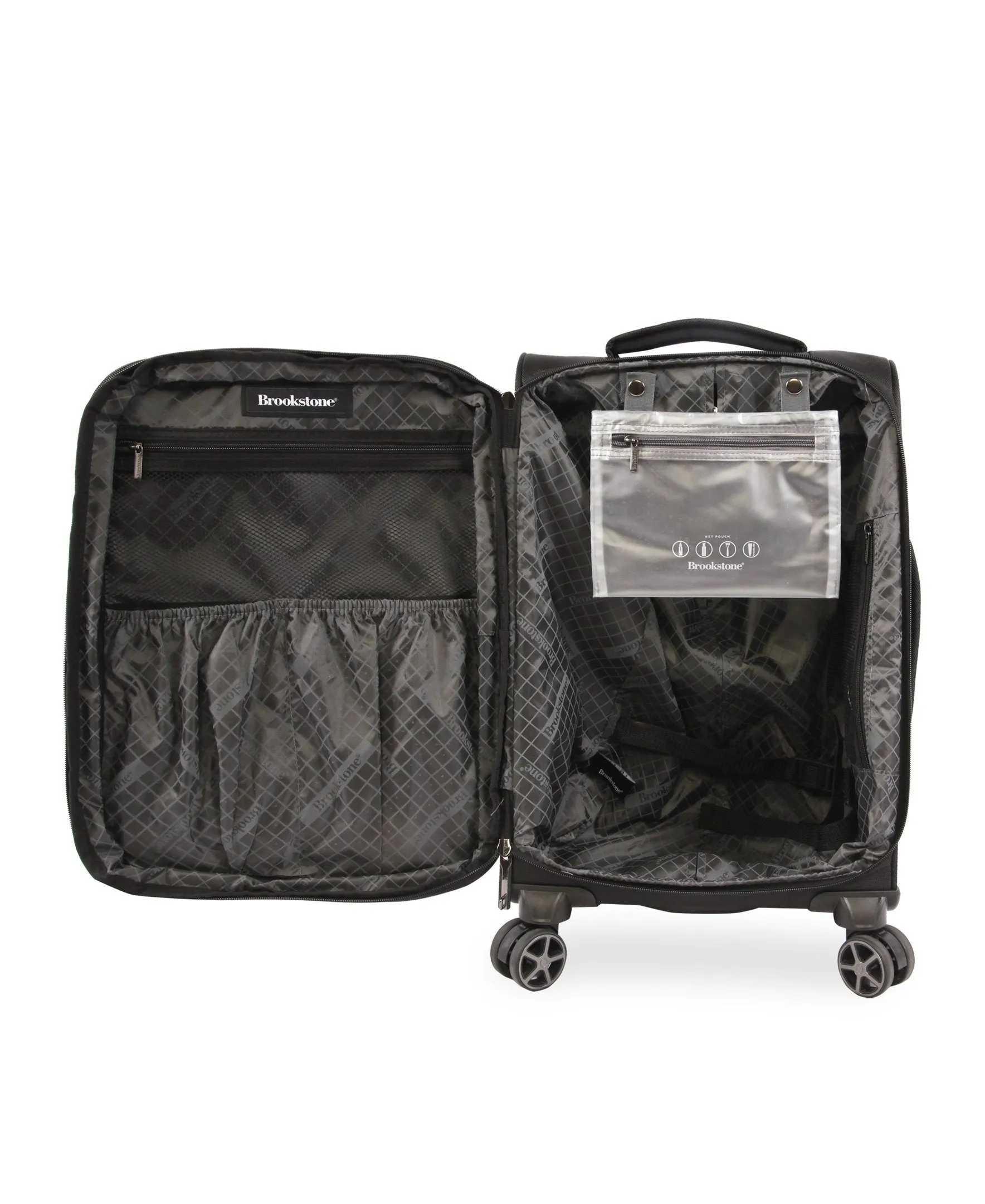 Brookstone Elswood 21" Softside Carry-On Spinner