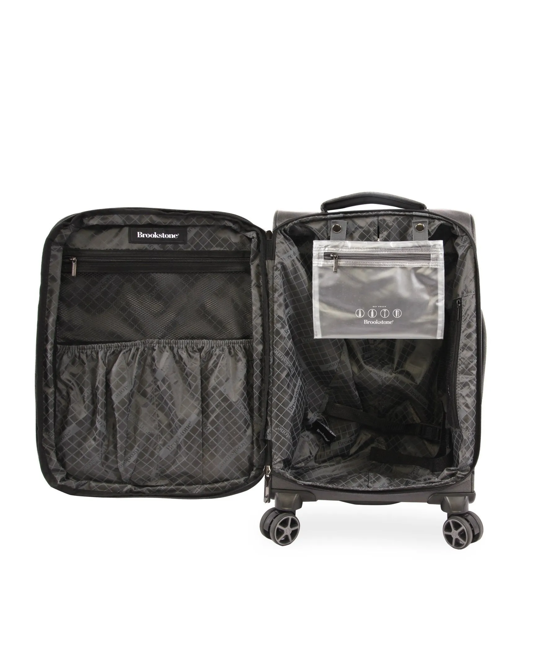 Brookstone Elswood 21" Softside Carry-On Spinner