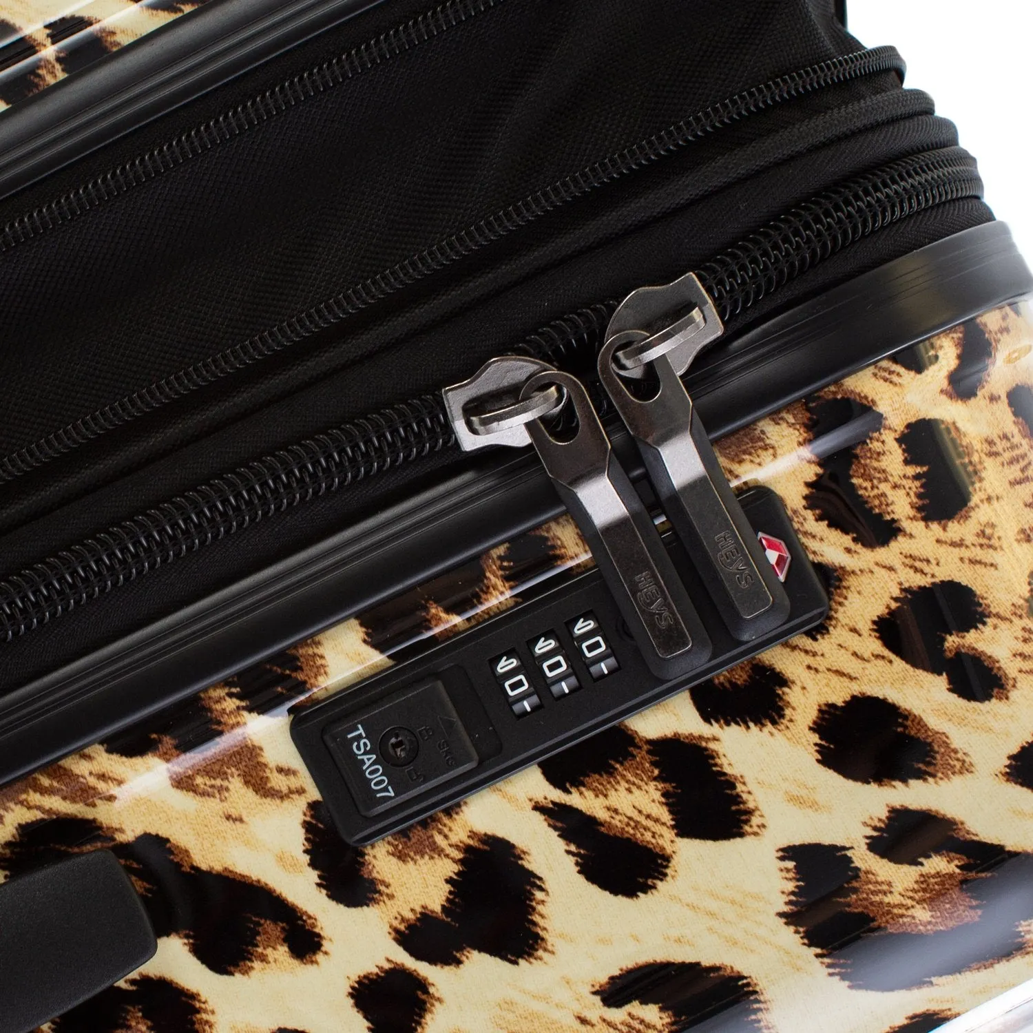 Brown Leopard Fashion Spinner™ 3 Piece Luggage Set