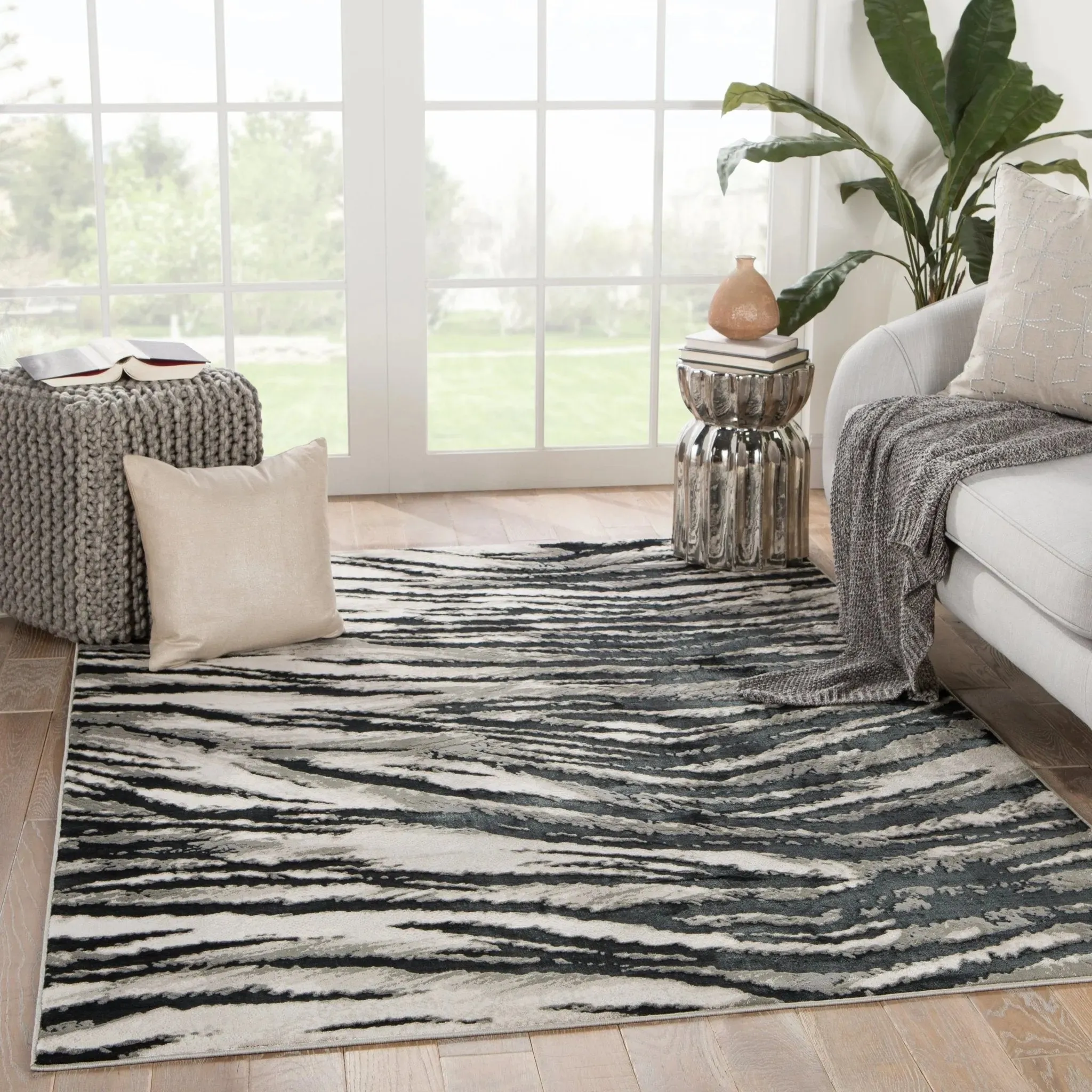 Catalyst CTY05 Black/Gray Rug