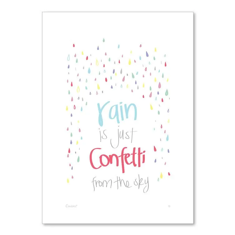 Confetti Multi Wall Print (A4)