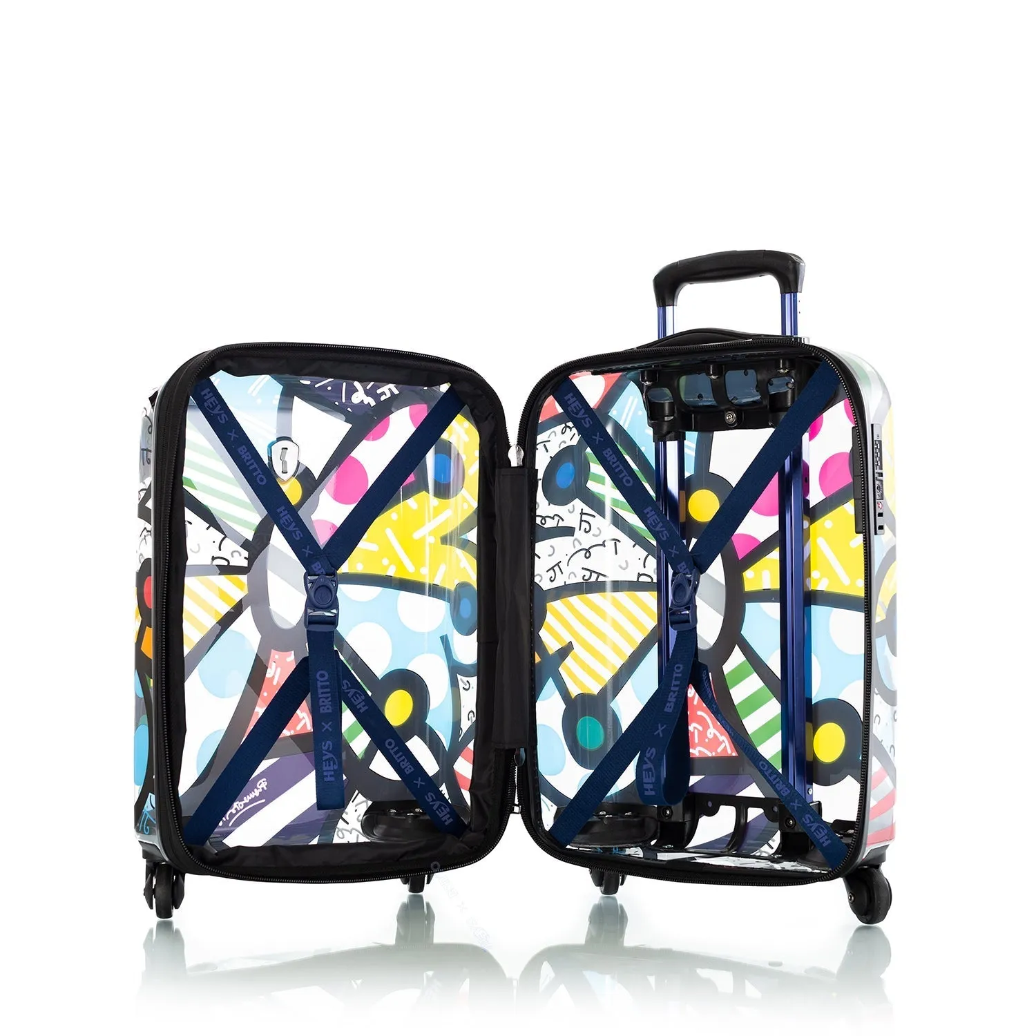 CYBER MONDAY DOOR CRASHER 2024 - Britto - Butterfly Transparent 21" Carry-on