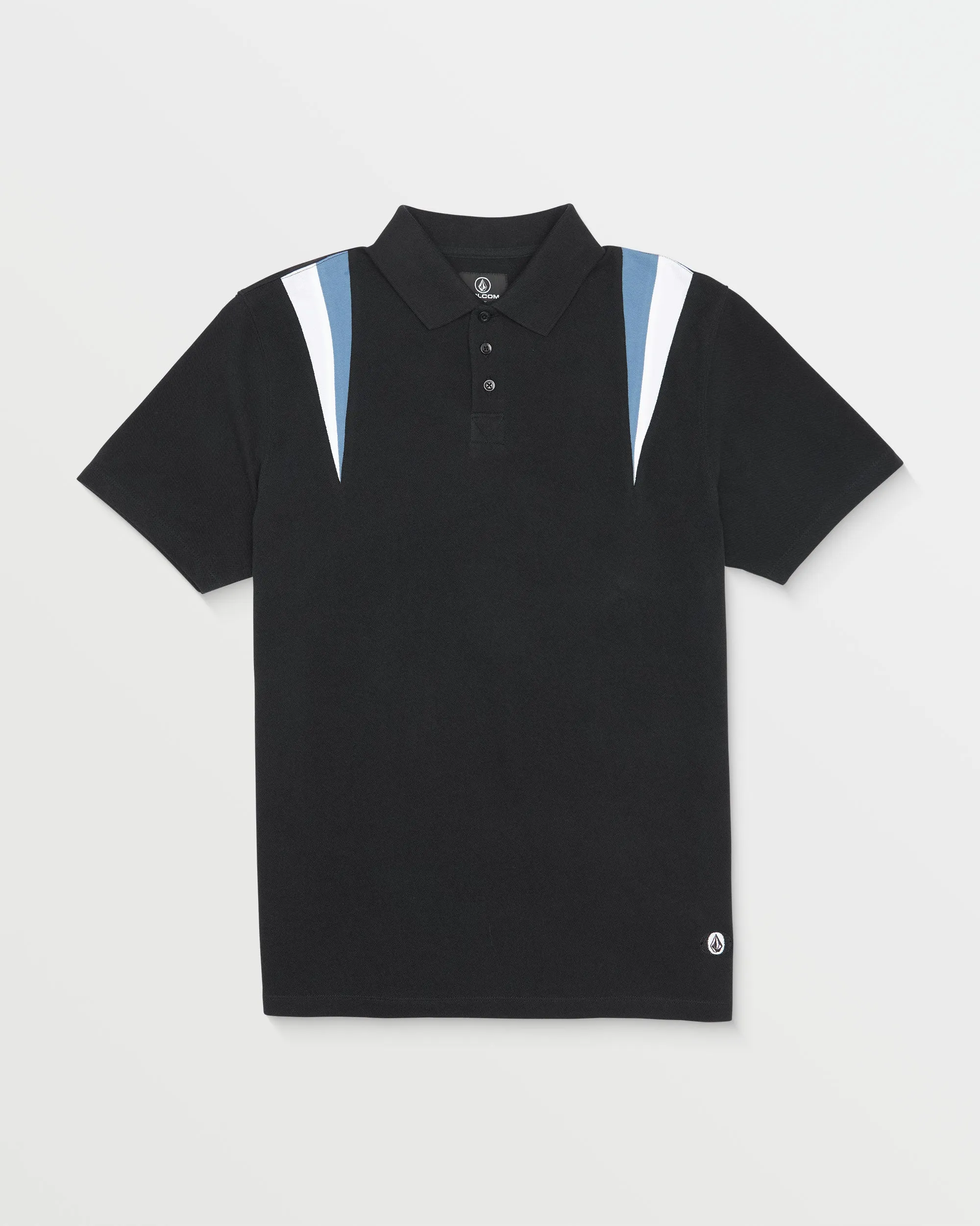 Dagger Polo Short Sleeve Shirt - Black