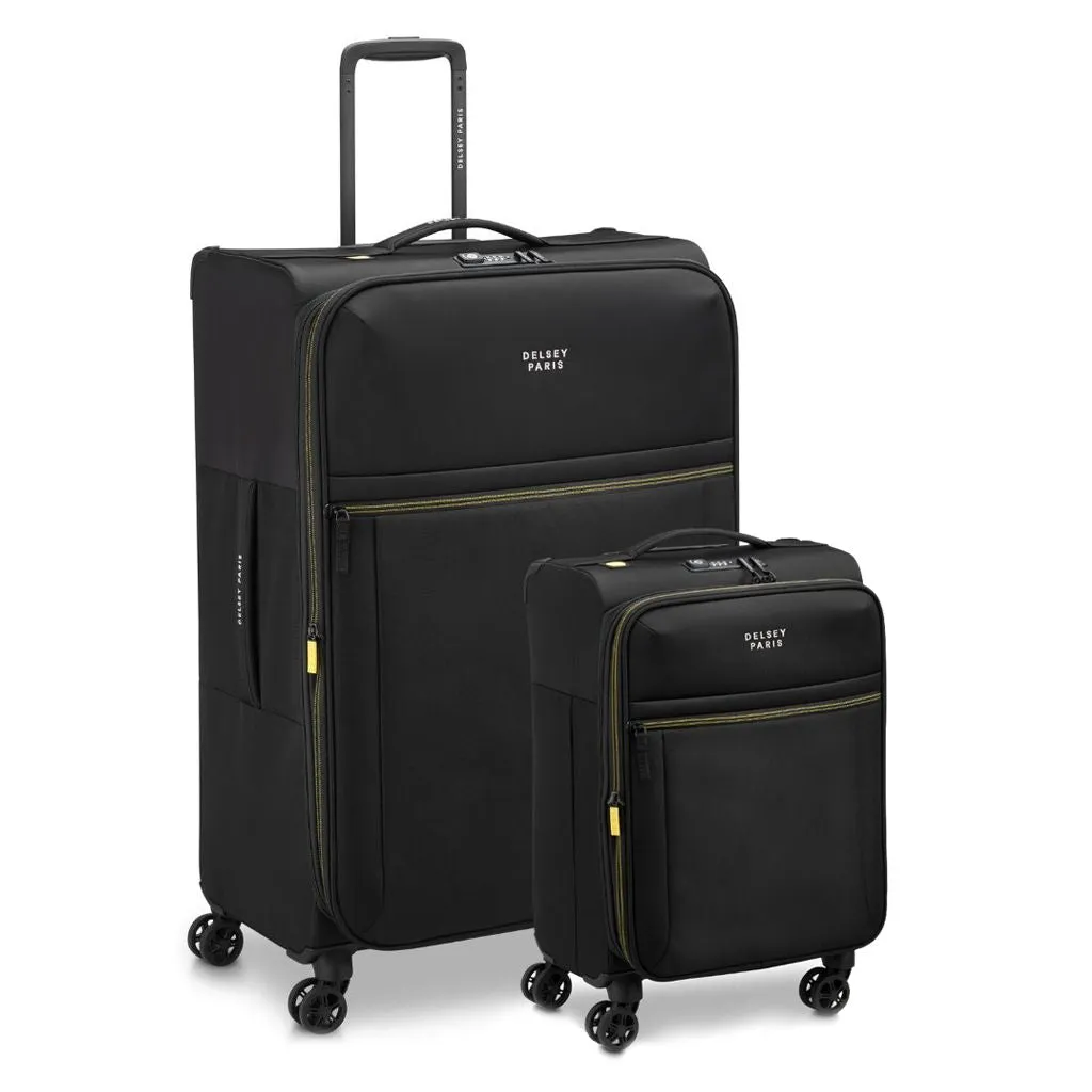 Delsey BROCHANT 3.0 Softsided Luggage Duo - Black