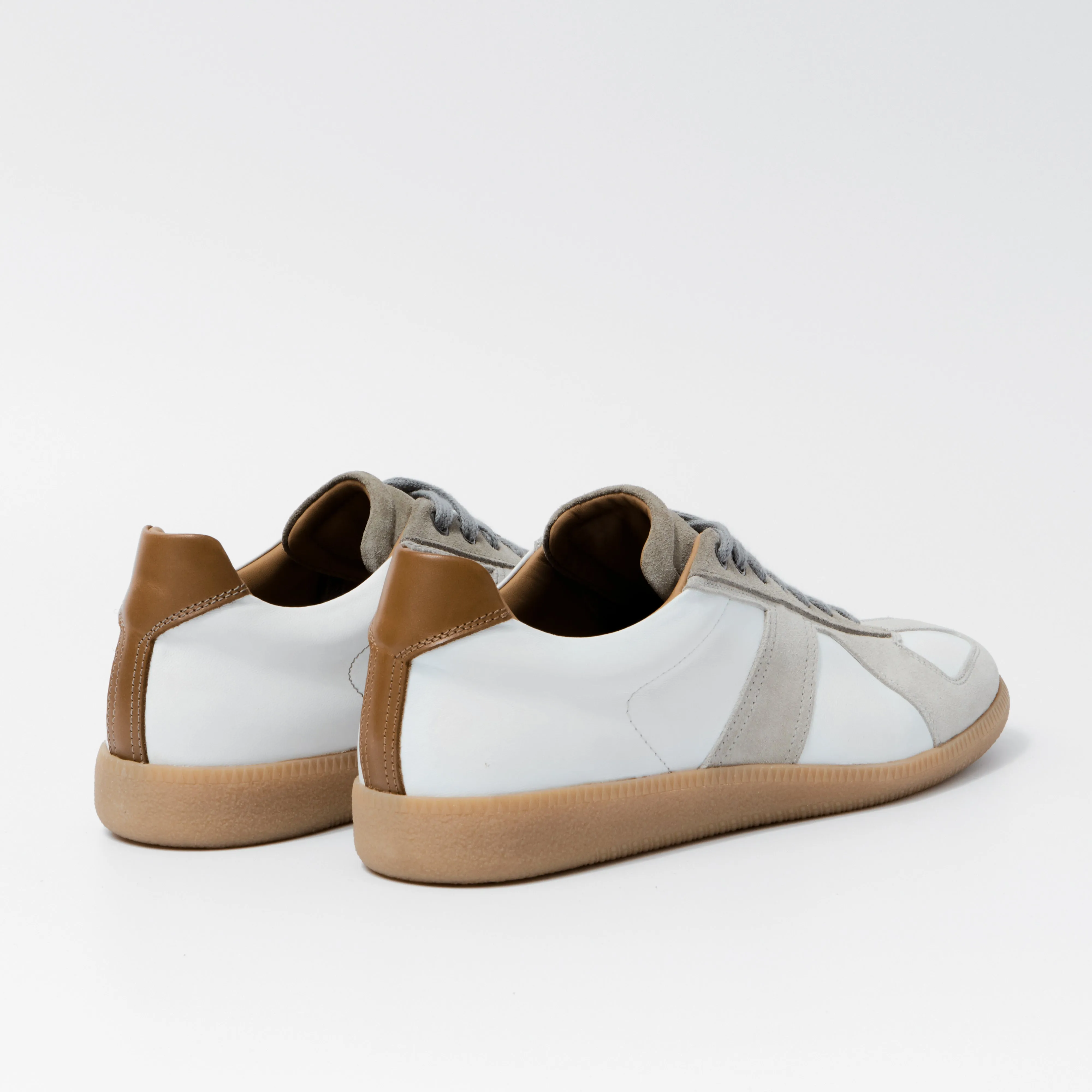 Dessau Trainer Suede/Nappa Grey-White