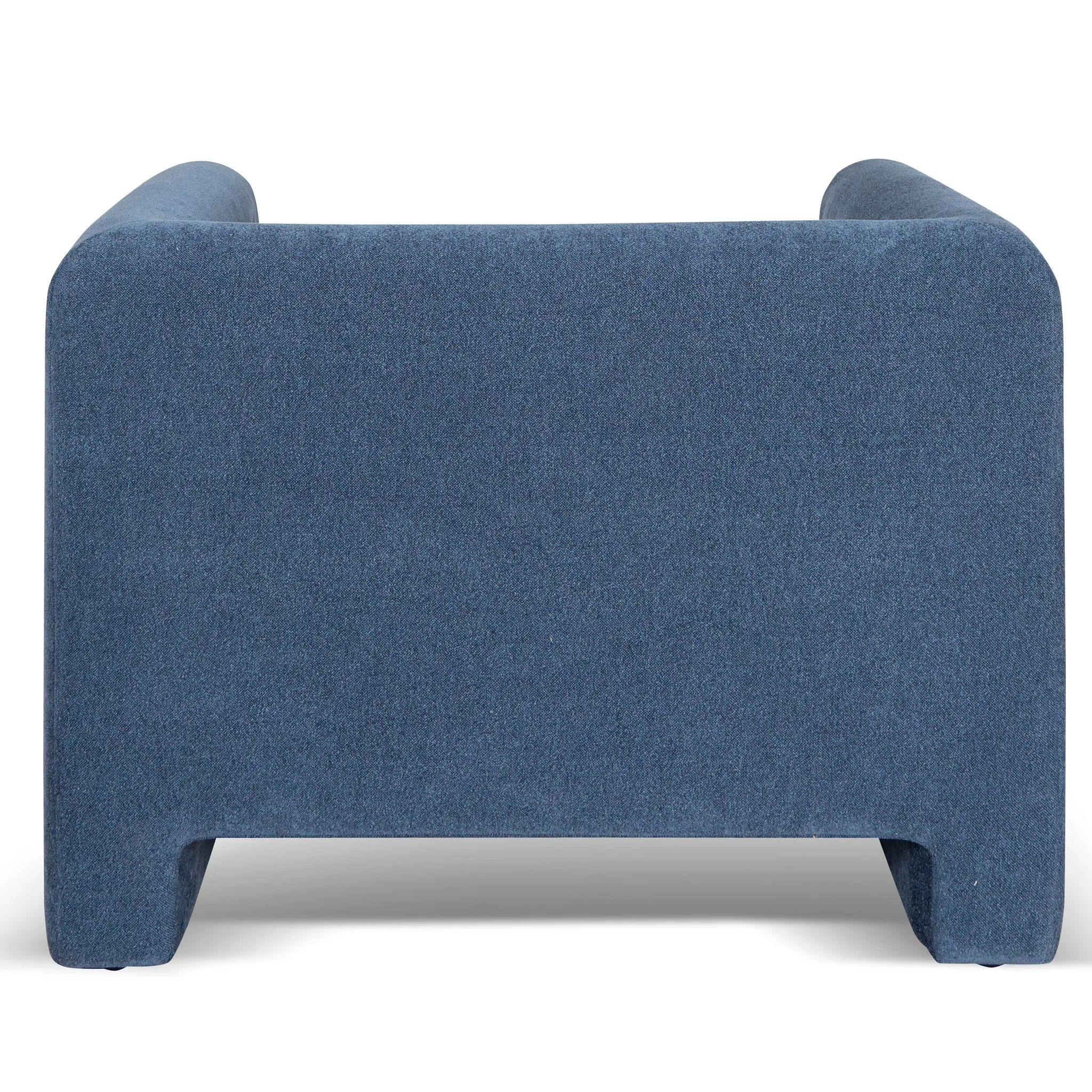 Dilipa Fabric Armchair - Navy Blue