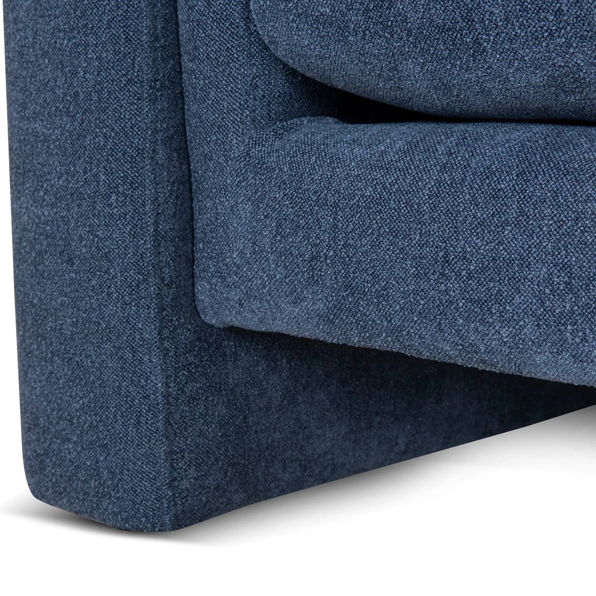 Dilipa Fabric Armchair - Navy Blue