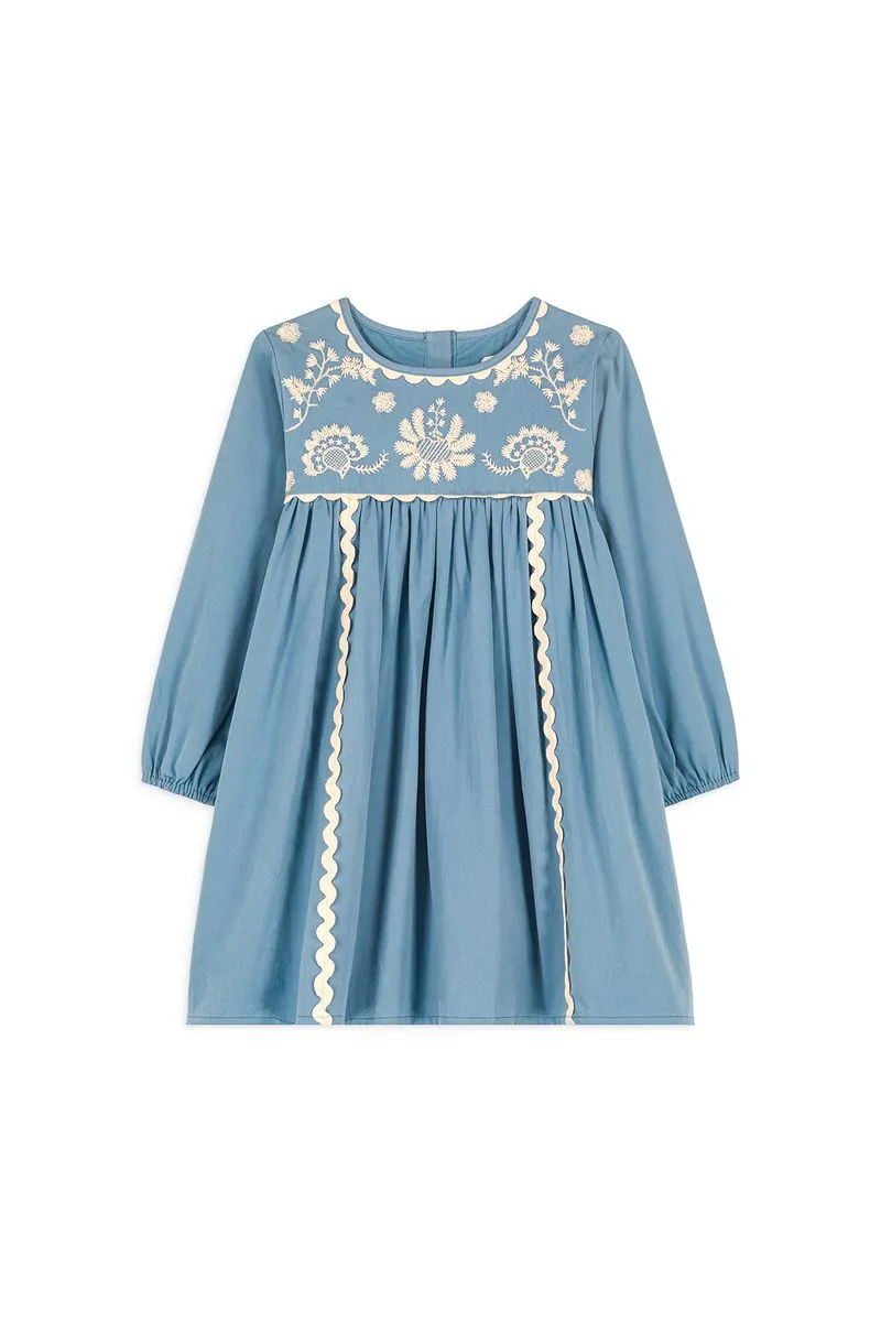 DRESS LINOA - LIGHT BLUE