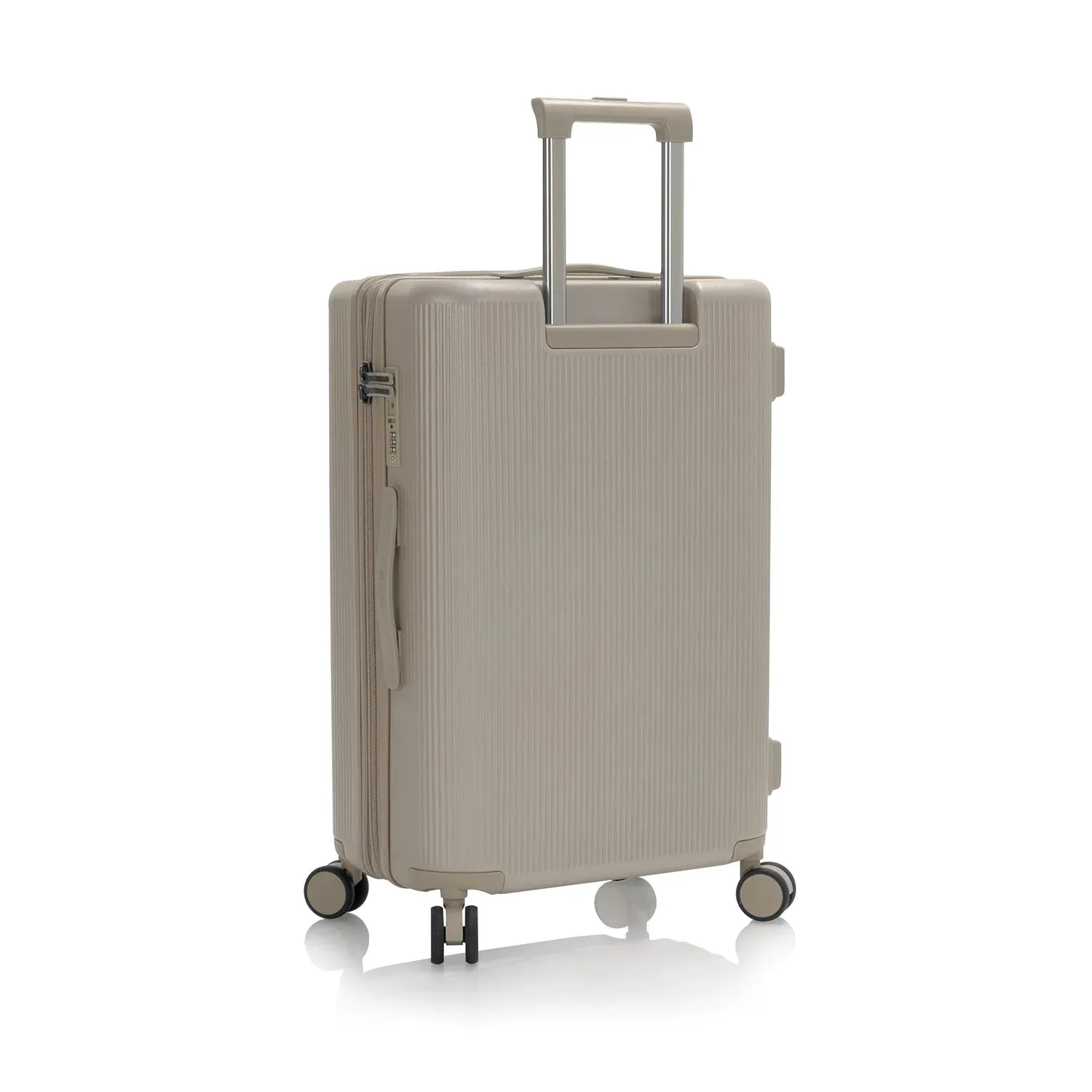 Earth Tones Hardside 26" Medium Checked Luggage