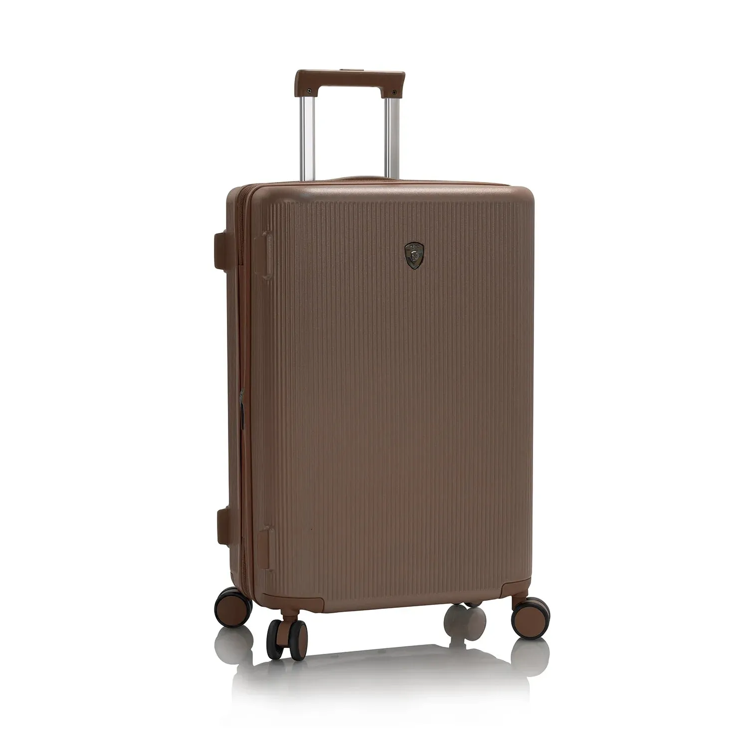 Earth Tones Hardside 26" Medium Checked Luggage