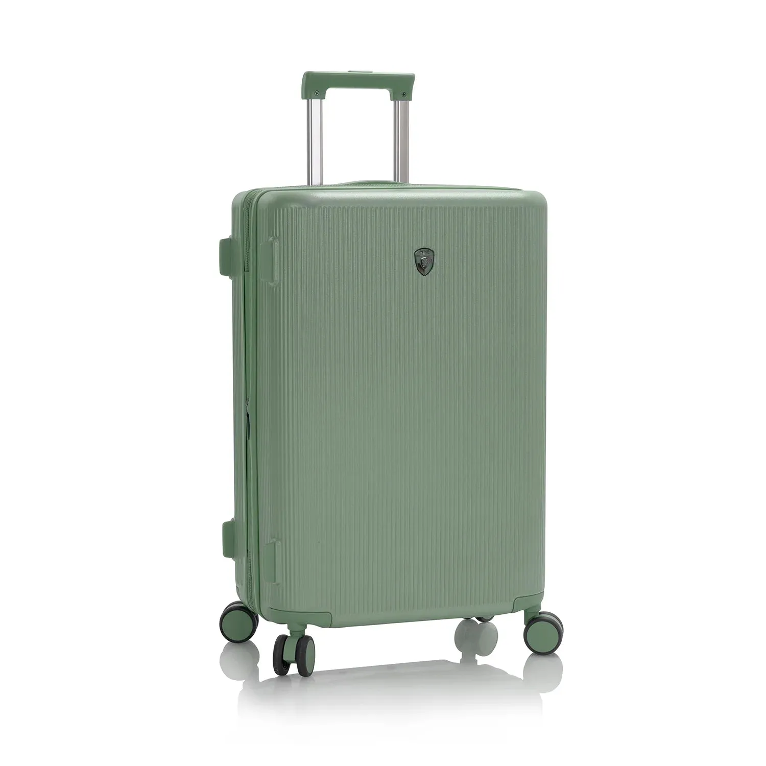 Earth Tones Hardside 26" Medium Checked Luggage