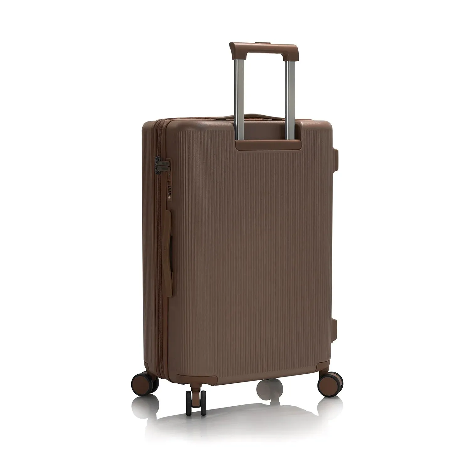 Earth Tones Hardside 26" Medium Checked Luggage