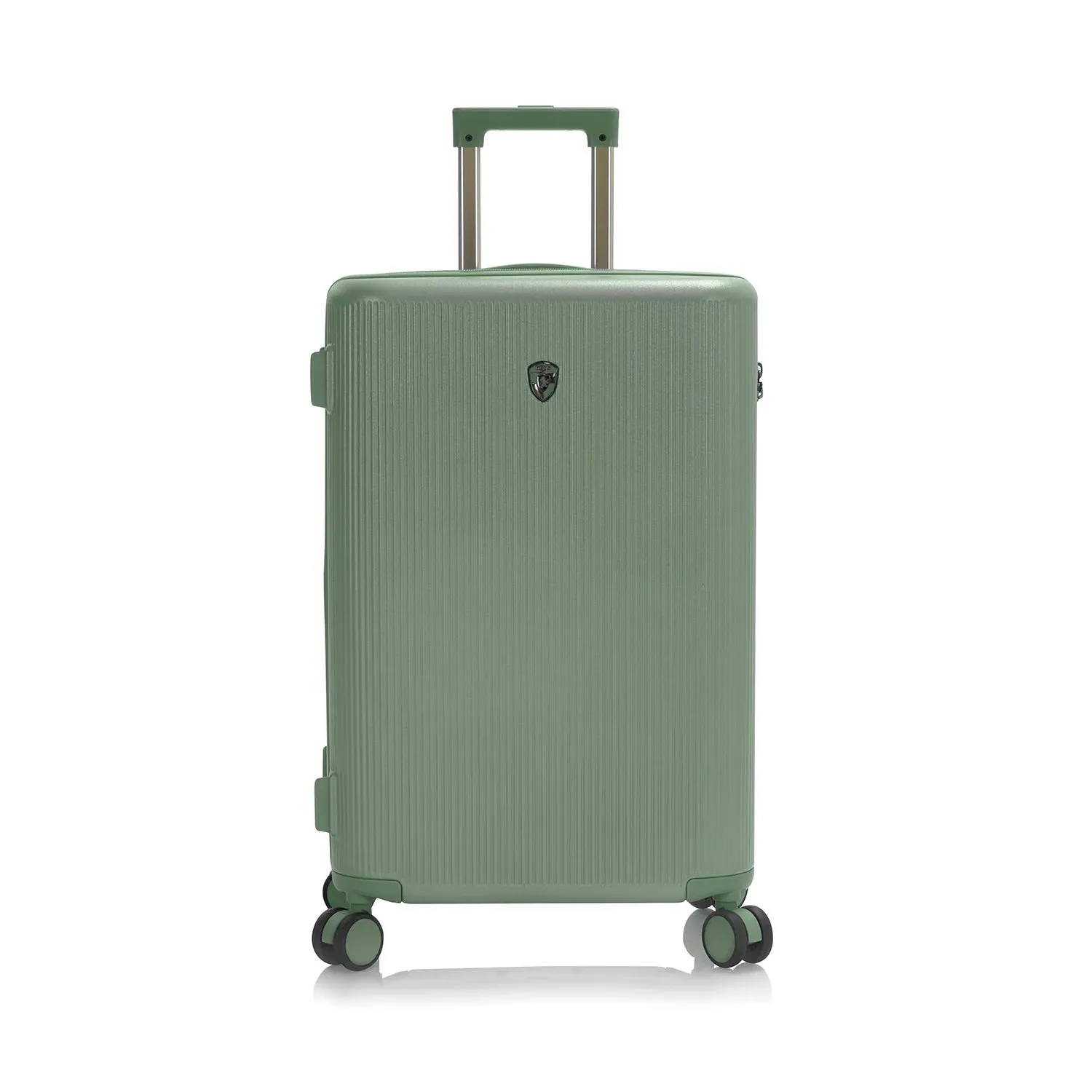 Earth Tones Hardside 26" Medium Checked Luggage