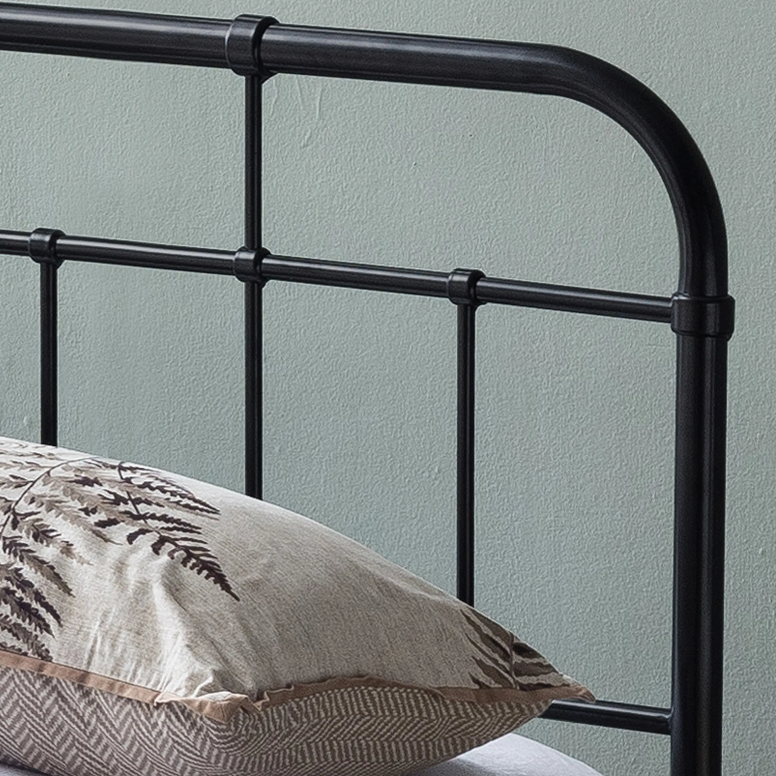 Enrique Industrial Design Iron Bed