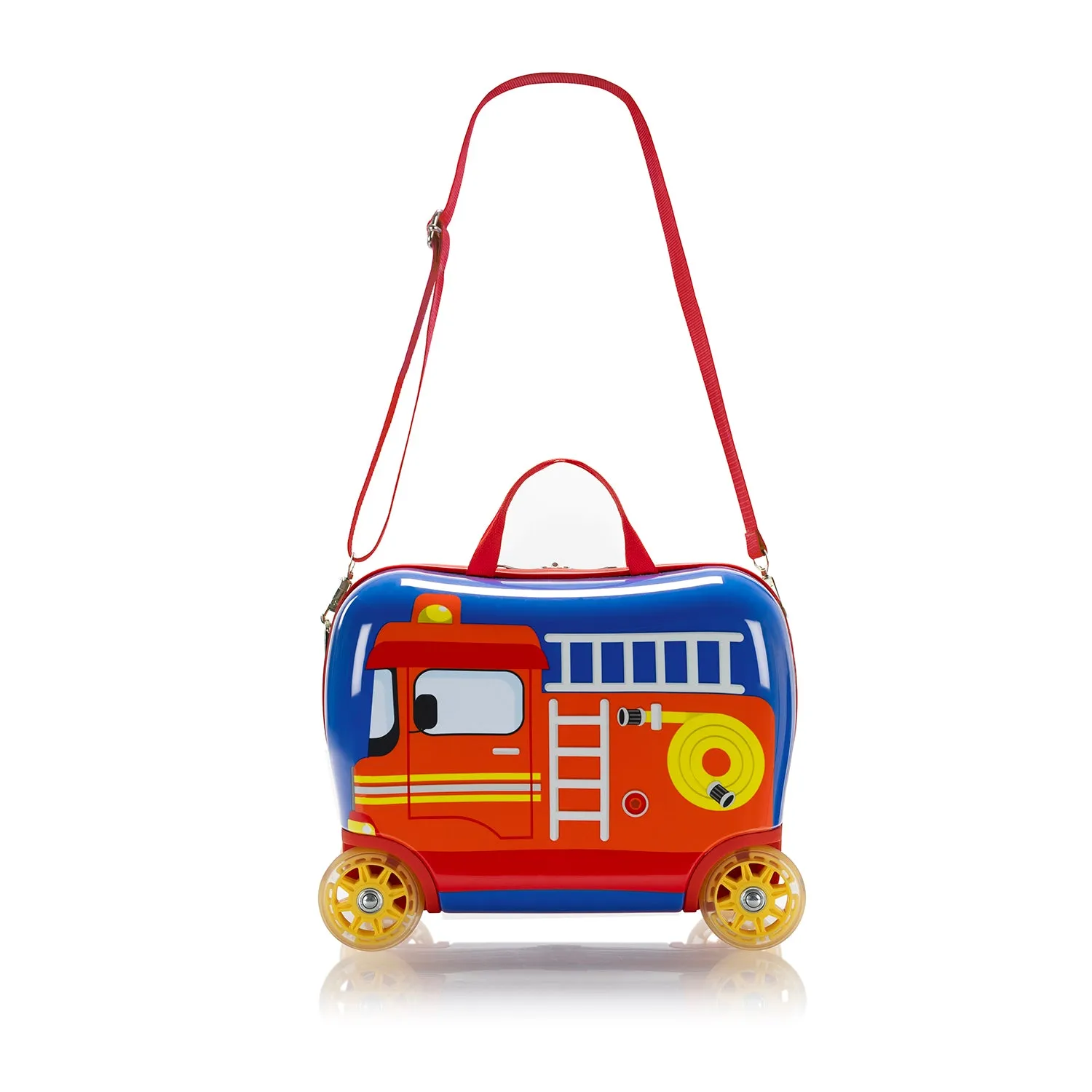 Fire Truck Ride-on Luggage - (HEYS-HSRL-RO-02-23AR) | Light up Wheels