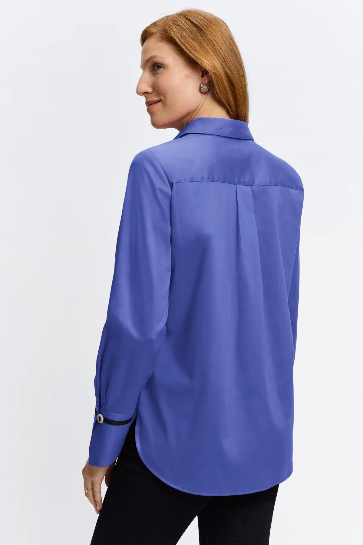 Iris Stretch Matte Sateen No Iron Shirt