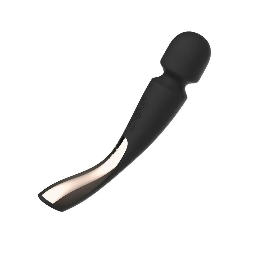 Lelo Silicone Black Rechargeable Multi-speed Wand Massager