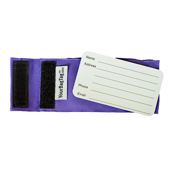 Light Purple Luggage Tag