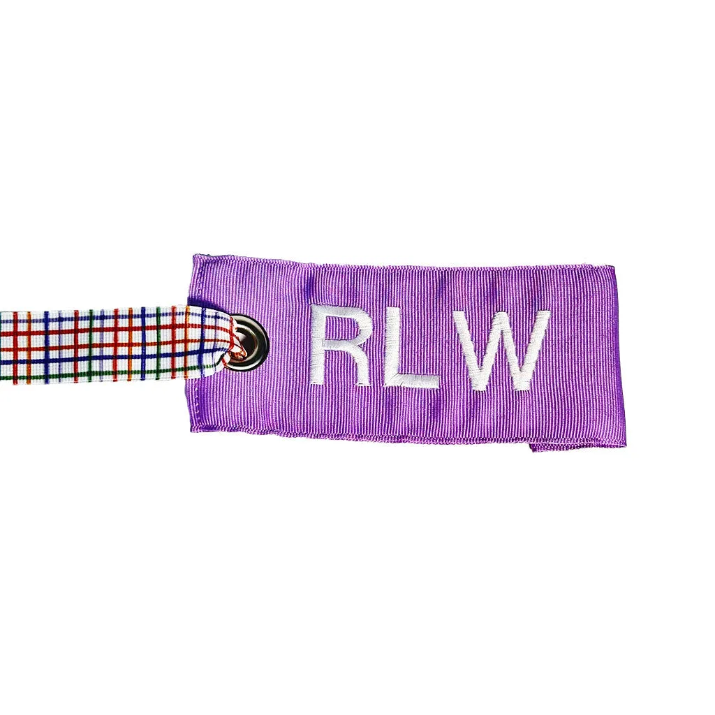 Light Purple Luggage Tag