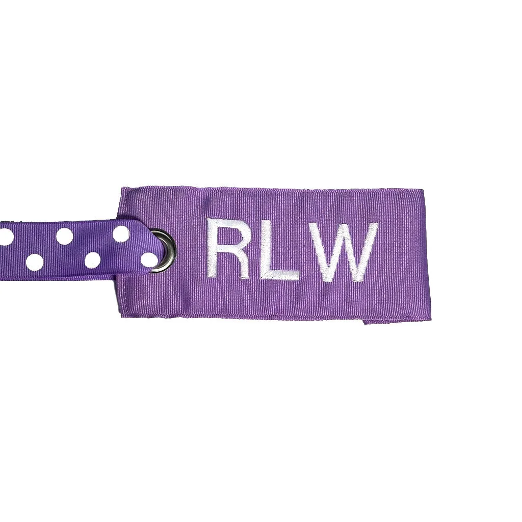 Light Purple Luggage Tag