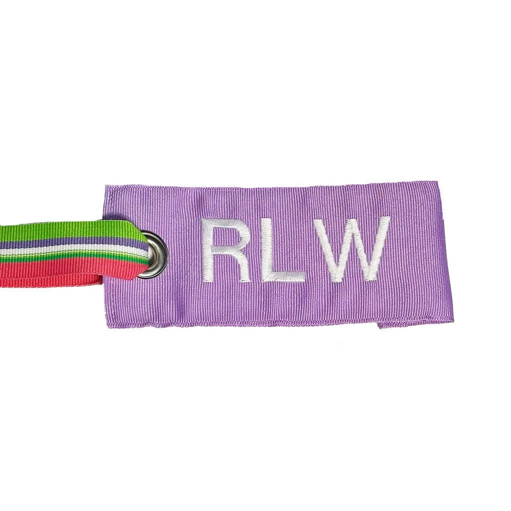 Light Purple Luggage Tag