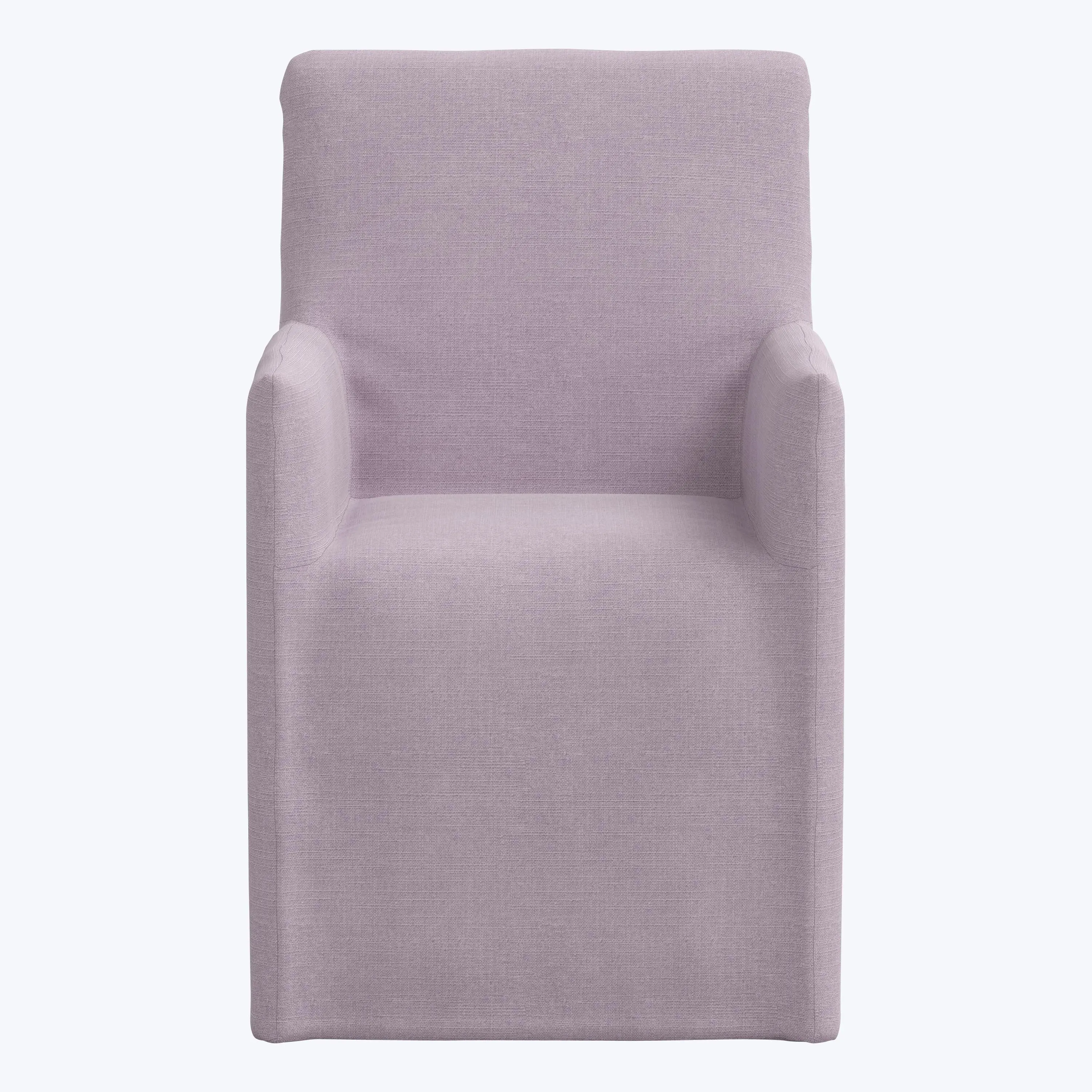 Linen Slipcover Dining Arm Chair