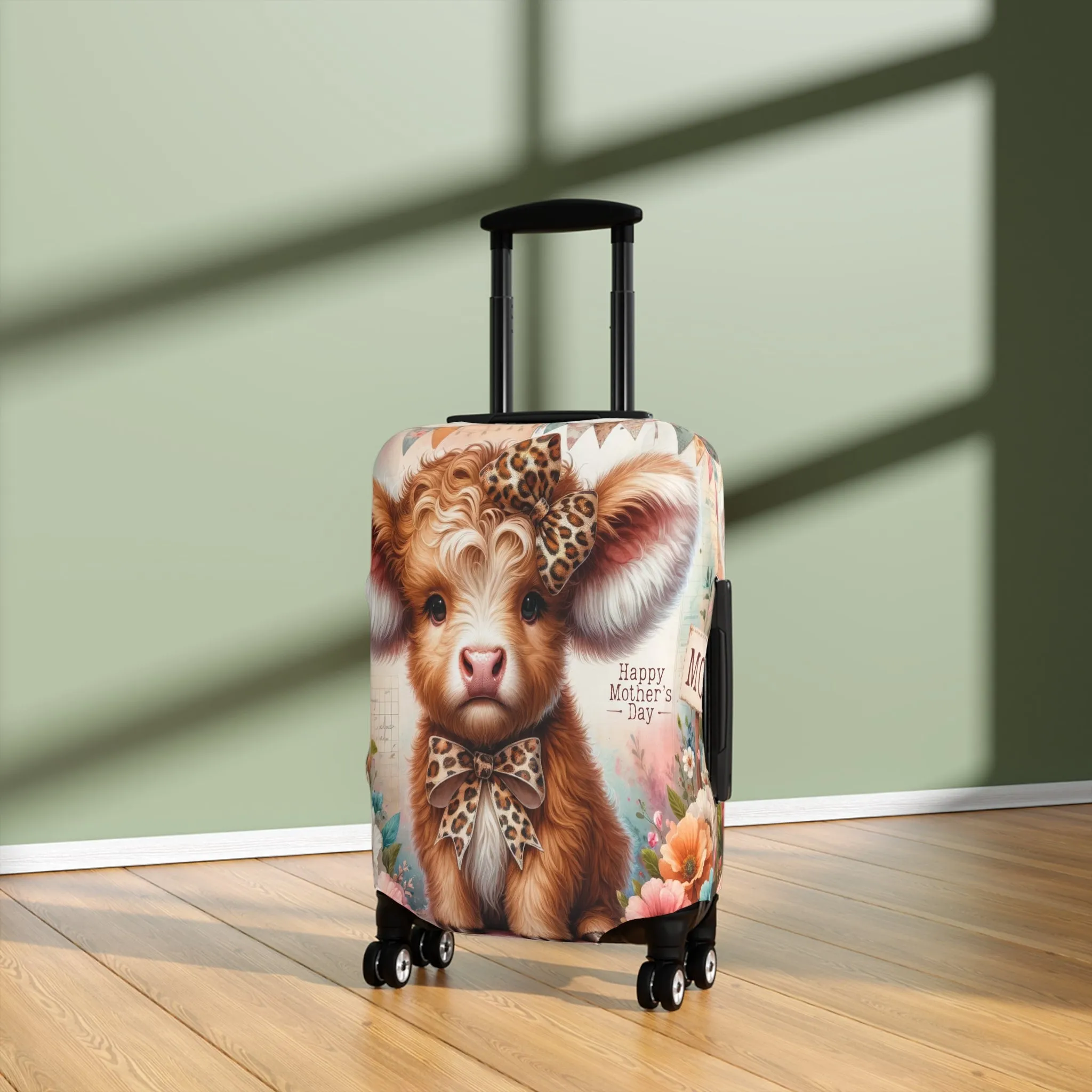 Luggage Cover, Highland Cow, awd-5014