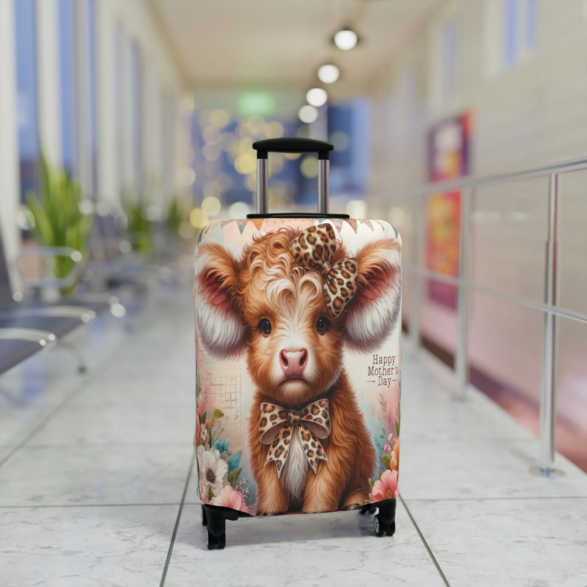 Luggage Cover, Highland Cow, awd-5014