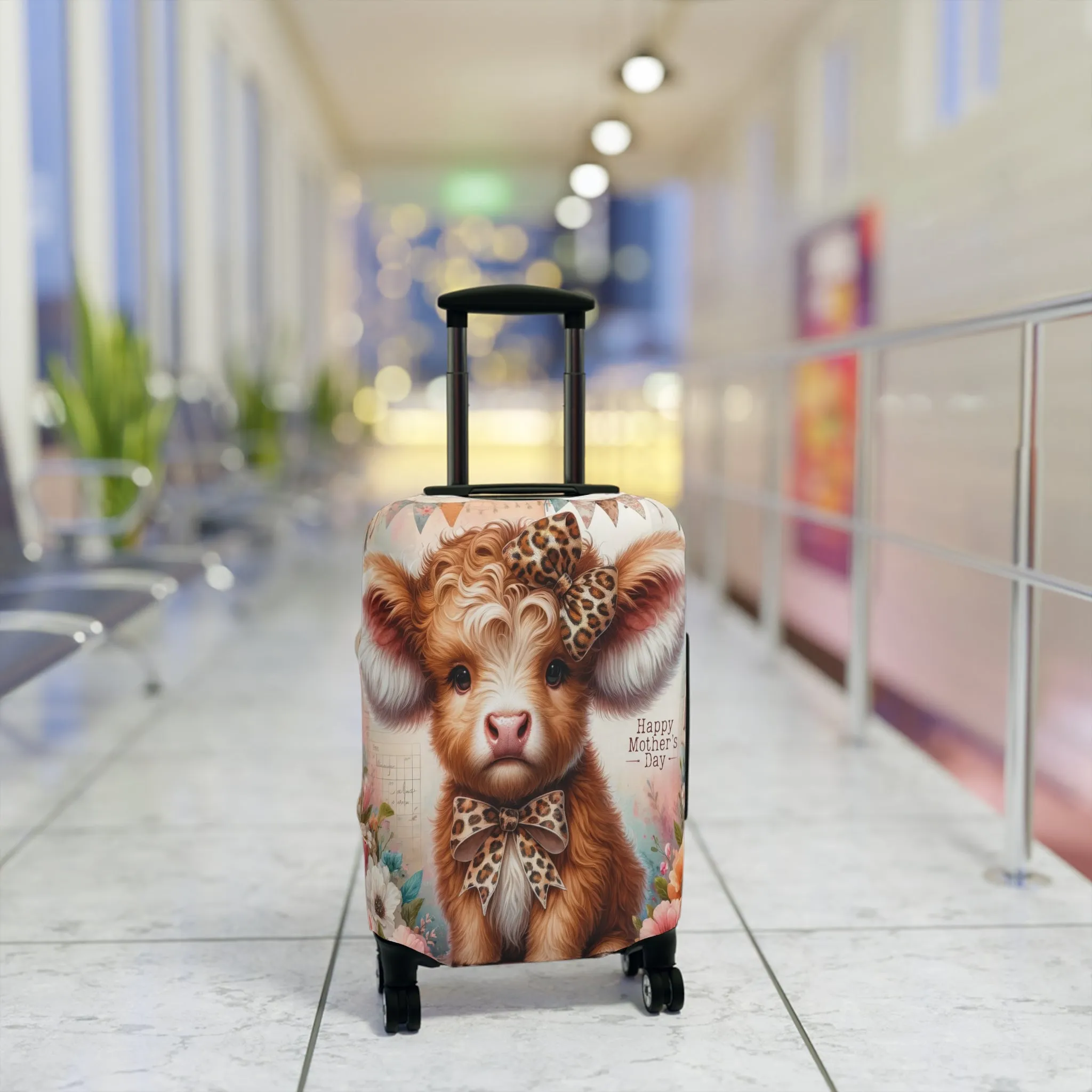 Luggage Cover, Highland Cow, awd-5014