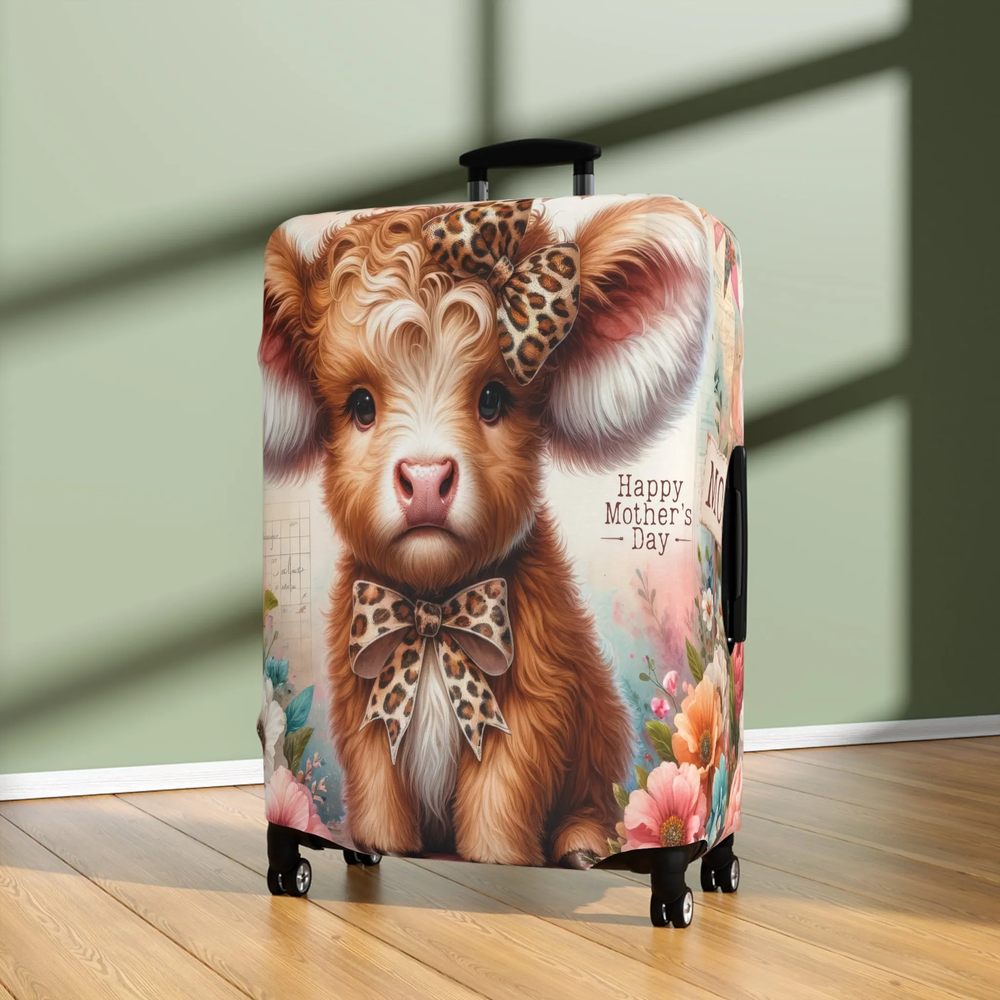 Luggage Cover, Highland Cow, awd-5014