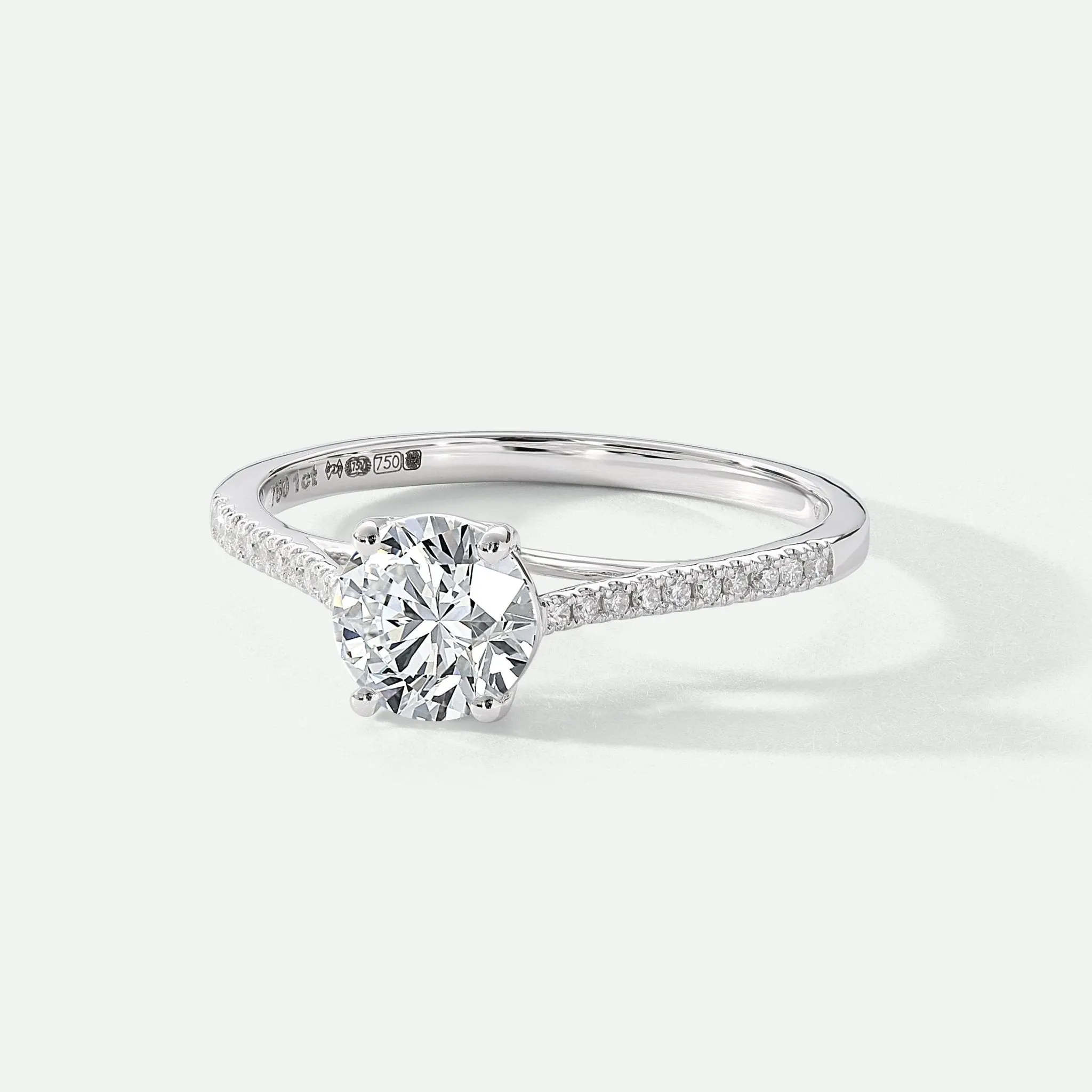 Margot | 18ct White Gold 1ct tw Lab Grown Diamond Ring