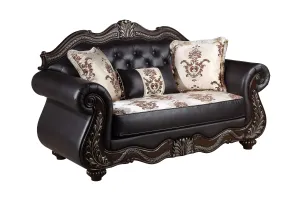 Maximus - Loveseat - Dark Brown