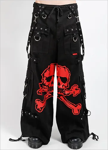 MEGA SKULL PANT RED