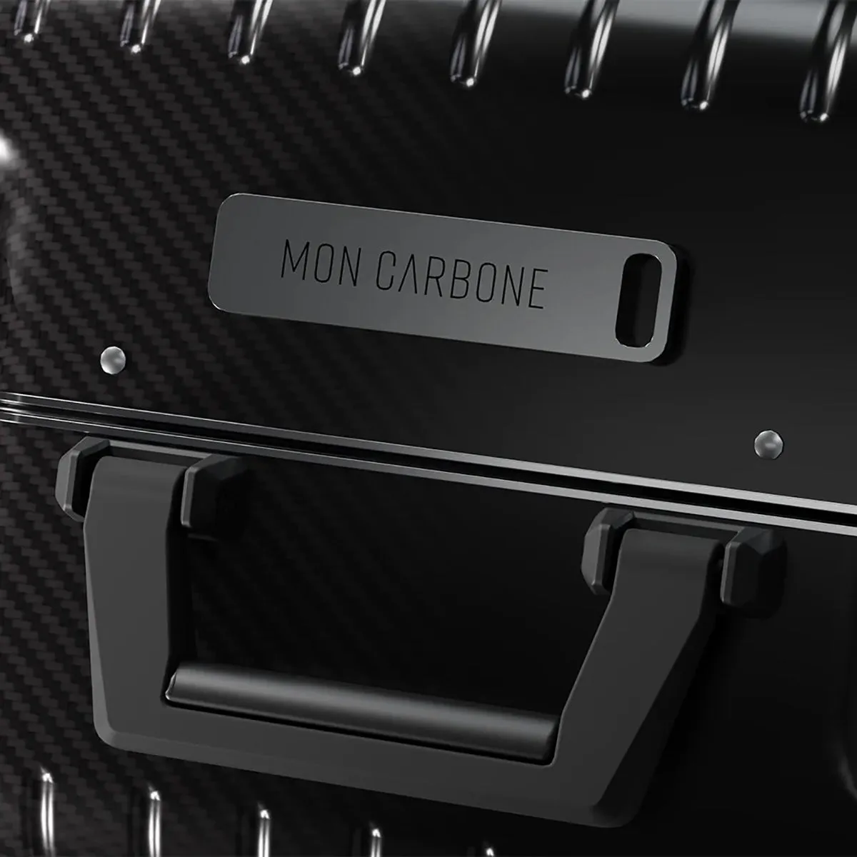 MON CARBONE BLACKDIAMOND Carbon Fiber Frame Closure Carry On Glossy Black