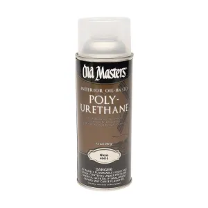 Old Masters Gloss Clear Oil-Based Polyurethane Spray 12 oz