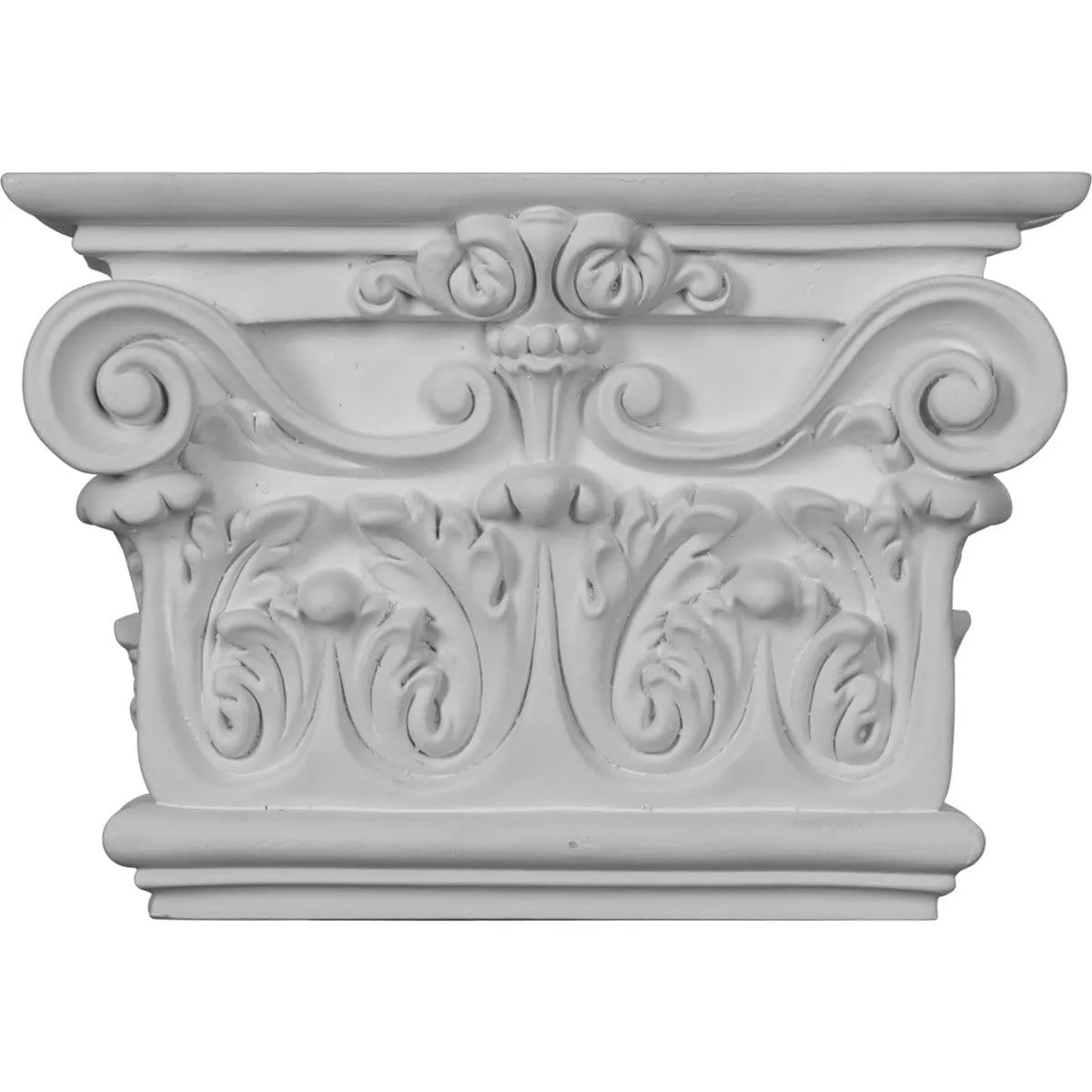 Onlay Capital (Fits Pilasters up to 7 3/4"W x 1 3/8"D), 10 3/8"W x 7 1/2"H x 2 5/8"D