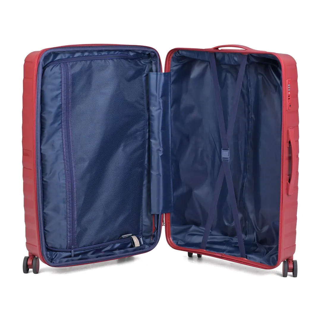 Paklite - PA34 Medium 24in spinner suitcase - Red