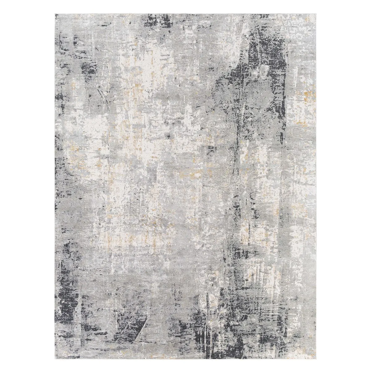 Paoli Gray Abstract 8 X 10 Rug