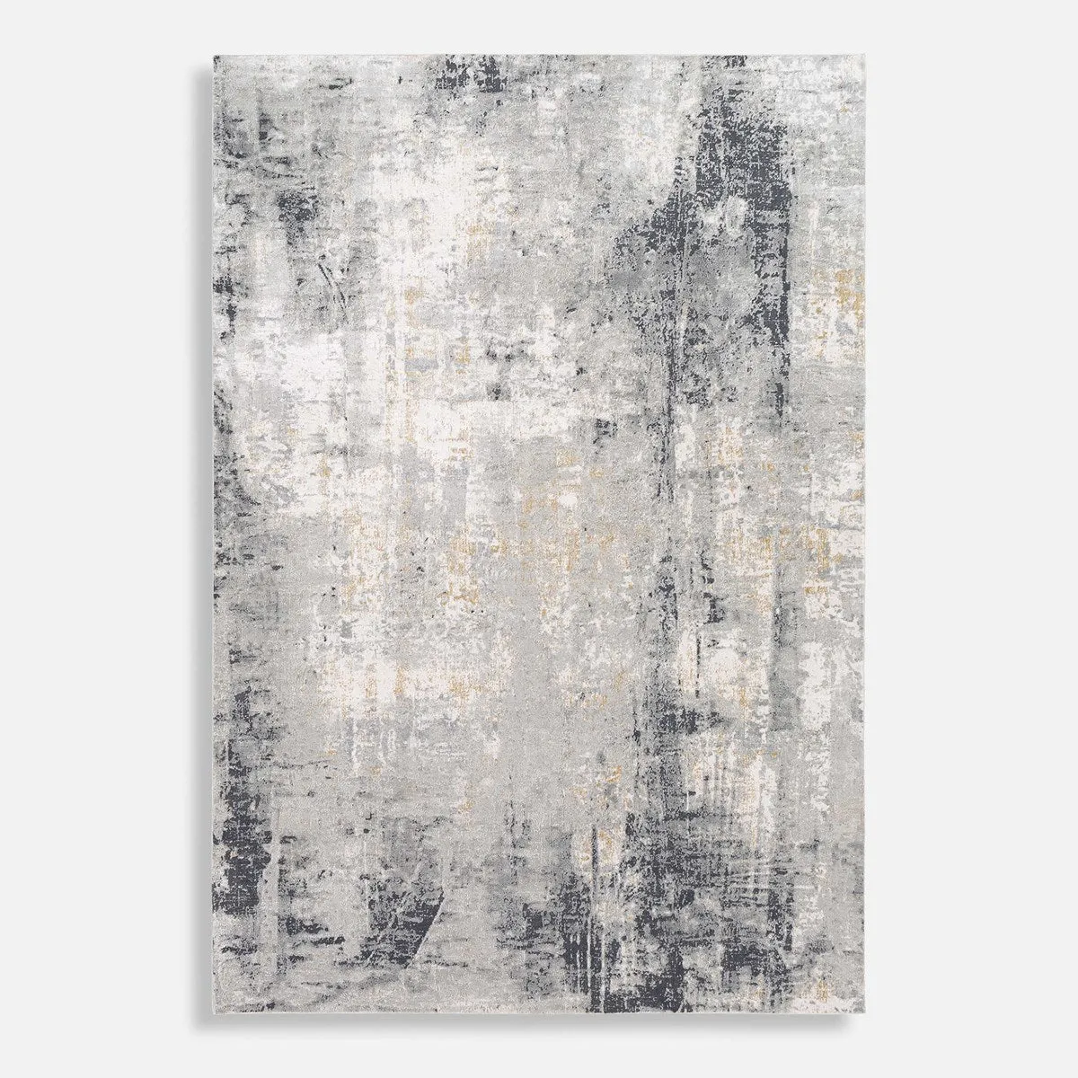 Paoli Gray Abstract 8 X 10 Rug